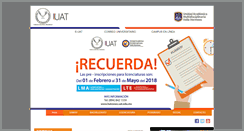 Desktop Screenshot of halcones.uat.edu.mx