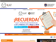 Tablet Screenshot of halcones.uat.edu.mx