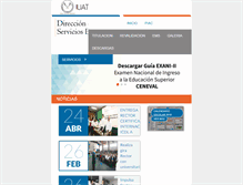 Tablet Screenshot of escolares.uat.edu.mx